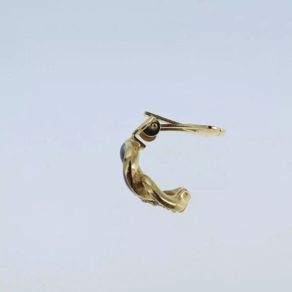 Christian Dior Earring metal Gold Tone Auth - Picture 3 of 12